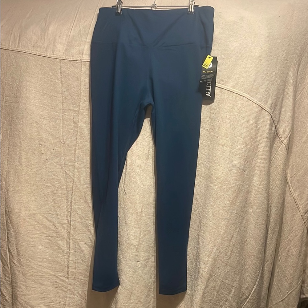 Fabletics Blue High-Waisted Leggings